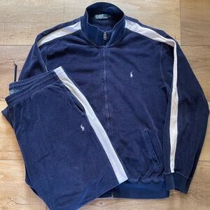 Polo by Ralph Lauren - Blue Terry track suit - Men’s XL